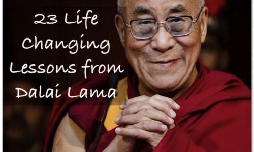 Dalai Lama 23 life lessons