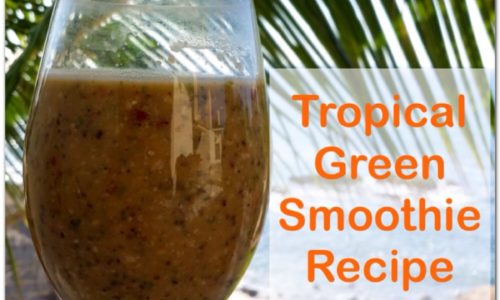 tropical green smoothie recipe
