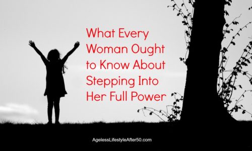 woman stepping into her full power