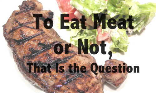 To Eat Meat or Not, That Is the Question