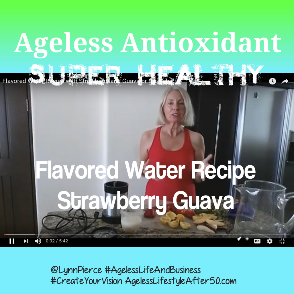 Flavored Water Recipe with Strawberry and Guava or Guayaba