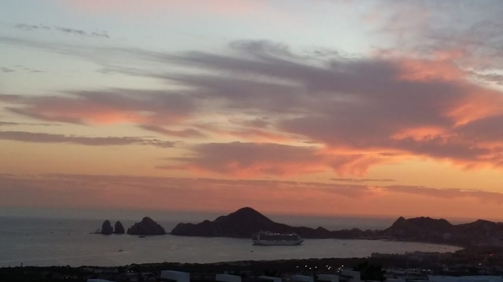 Cabo San Lucas bay sunset